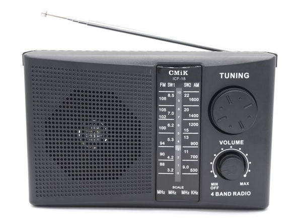 Imagen de RADIO AM/FM CMIK PILA /CORRIENTE MK-18