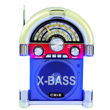 Imagen de RADIO ESTILO RETRO CON LUCES BT/USB/FM Bat. recargable /pila /220v