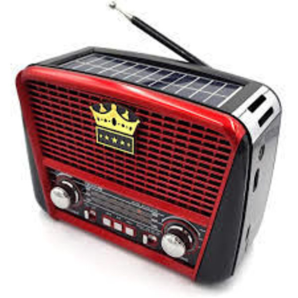 Imagen de RADIO RETRO RECARGABLE AM/FM/USB/BT/TF