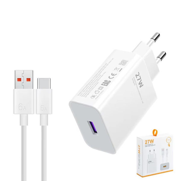 Imagen de CARGADOR 27W DE TIPO C A TIPO C